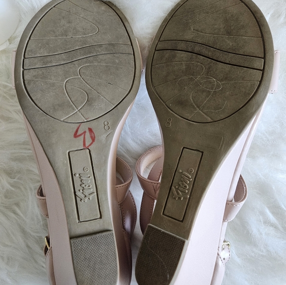 Women pink wedge sandal - Picture 3 of 8